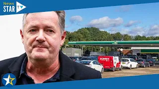 ‘Massive brain cell shortage’ Piers Morgan blasts Brits panic-buying fuel in Twitter rant