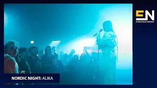 Alika performing with her song Bridges |  Nordic Night, Liverpool Eurovision 2023.