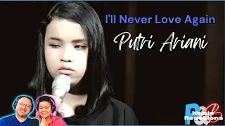 Putri Ariani | "I'll Never Love Again"  (Lady Gaga Cover) | Couples Reaction!