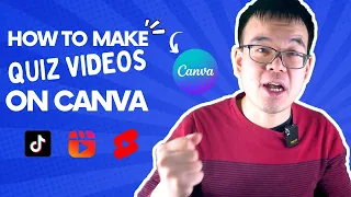 How to Make Simple QUIZ Videos for Youtube Shorts, Facebook Reels, TikTok using CANVA?