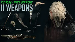 11 Weapons the FERAL PREDATOR brought to the HUNT