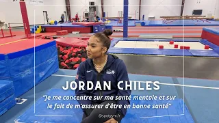Full interview of Jordan Chiles at the US National Training Camp  : "I'm focusing on myself"