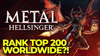 Climbing back into Top 200 WORLDWIDE - Metal Hellsinger ( 1440p PC Gameplay DEMO )