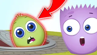 Op and Bob | The Manhole Cover Smile and Learn | Educational Cartoon For Kids