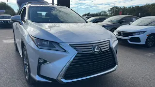 2018 LEXUS RX 350 SUV Silver