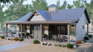 39'x29' (12x9m) Discover Cozy & Charm Inspiring Ideas for a Sweet Cottage House