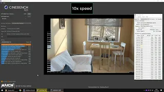 Test Cinebench R23 (10 min) i9-13900k Rog Maximus Z790 Hero Power Limit 253w