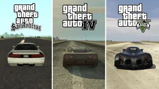 The Fastest Super Cars in ALL GTA Games (GTA 3 - GTA 5) #03