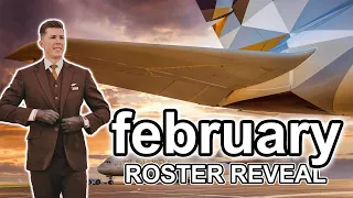 Etihad Crew ROSTER REVEAL : Shortest Month Of The Year
