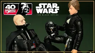 ROTJ 40th Darth Vader and Luke Skywalker Figures Review! Star Wars: Black Series