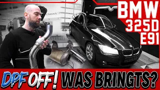 BMW 325d E91 | DPF off! Was bringts? | Chiptuning - Dyno | mcchip-dkr