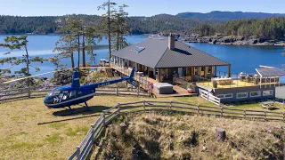 $5.3 Million Luxury Waterfront Property on Private Peninsula | Quadra Island, Vancouver Real Estate
