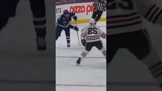 mark scheifele scores on one- time against the Blackhawks!!