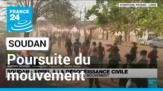 Soudan : poursuite du mouvement de désobéissance civile • FRANCE 24