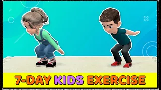 7-DAY KIDS EXERCISE: BURN CALORIES & LOSE BELLY FAT!