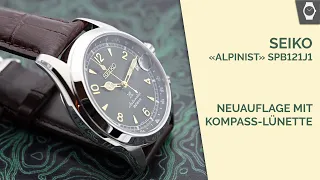 Makro: How does the compass bezel of the Seiko Alpinist work? Seiko SPB121J1 und SARB017