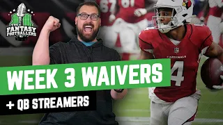 Fantasy Football 2021 - Week 3 Waivers + Full Stream Ahead, Smoke/Fire - Ep. 1116