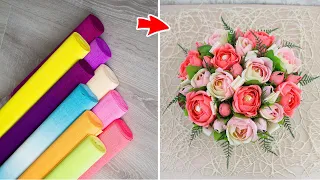 6 crepe paper ideas ☆ DIY Crafts