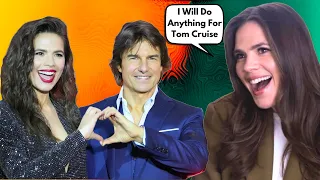 Hayley Atwell Continuously Flirting With Tom Cruise