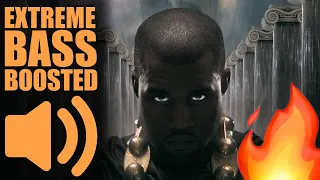 Kanye West - POWER (BASS BOOSTED EXTREME)🔥👑🔥