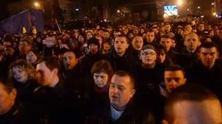 Герої не вмирають! Львівський Майдан зустрів труни із загиблими у Києві
