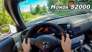 Driving the Legendary Honda Roadster  - 2005 AP2 S2000 POV (Binaural Audio)