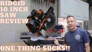 Ridgid 10 miter sliding miter saw honest review