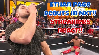 Streamers React! - Ethan Page debuts on NxT! #wwe #nxt #aew