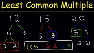 How To Find The LCM of 3 Numbers - Plenty of Examples!
