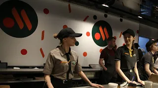Rebranded McDonald’s restaurants open in Moscow