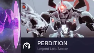 Destiny 2: Beyond Light - Perdition (Legend Lost Sector 1250) Titan Gameplay (Nov 25, 2020)