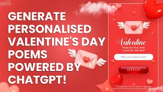 Using Generative AI for Valentine's Day Marketing: #ChatGPT powered AI-Poems Based on User Inputs!