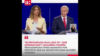 “Es privilegiada igual que yo”: José Antonio Kast y Macarena Pizarro protagonizan tenso momento