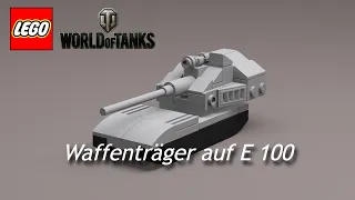 Lego mini tank Waffenträger auf E 100 World of Tanks
