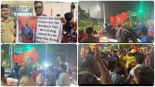 RCB fans celebration in stadium ಇದು RCB ಯ ಹೊಸ ಅಧ್ಯಾಯ  #rcb #viral #rcbfans #cricket #entertainment