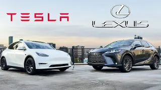 Plug-In Hybrid or All Electric?? (Lexus RX 450h+ vs Tesla Model Y)