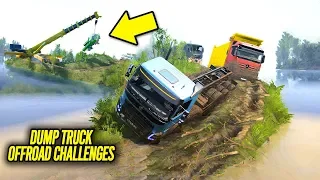 Tumbang Satu Tapi Berhasil di Evakuasi - Spintires Mudrunner