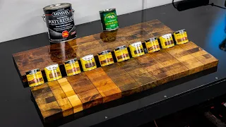 10 Wood Stain Colors and Finishes Comparison