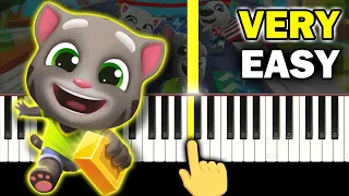 Talking TOM GOLD RUN - Music - VERY EASY Piano tutorial