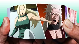 TSUNADE scared JIRAIYA | Naruto Anime Flipbook Animation