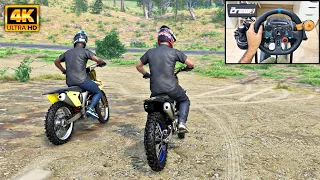 Yamaha YZ450F & Suzuki RM-Z450 | The Crew 2 | Logitech g29 gameplay