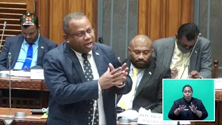 Fijian Minister for Defence updates Parliament on RFMF projects in accordance to Financial Act 2004