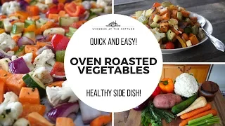 Fabulous OVEN ROASTED VEGETABLES | The perfect side dish!