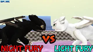 Night Fury vs Light Fury | Cartoon Arena [S3E14] | SPORE