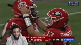 REACTING to #1 Georgia vs #14 LSU Highlights NO TEAM CAN BEAT GEORGIA... THEY SO DAMN GOOD!