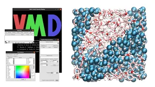 Generate high resolution images and videos from molecular dynamics simulation with VMD