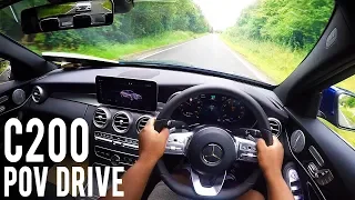 C200 AMG LINE POV DRIVE & WALK AROUND 2019 😈 Mercedes Benz