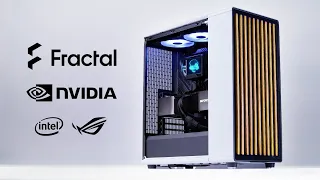 Stavím nádherný počítač s prvky dřeva.