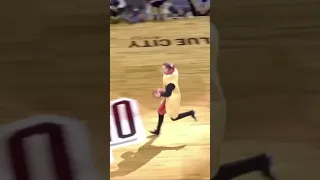 Hot dog man drains half court shot on Ohio state! #basketball #hotdog #fy