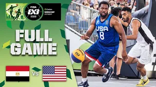 Egypt v USA | Men | Full Game | Crelan FIBA 3x3 World Cup 2022